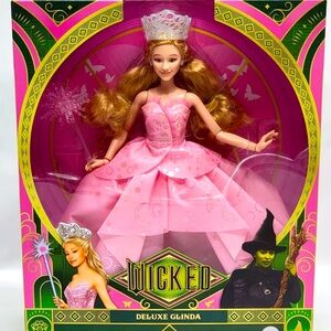 👸🏼 Mattel Wicked Deluxe GLINDA Doll RARE URL ERROR MISPRINT 👸🏼